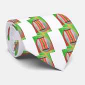 Sommerzeit Kaninchenfarben Krawatte (Gerollt)