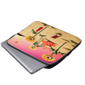Sommerzeit Laptopschutzhülle (Vorne Knopf)