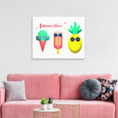 Sommerzeit Leinwanddruck (Insitu (Wohnzimmer))