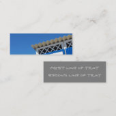 Sommerzeit-Lesezeichen-Visitenkarte Mini Visitenkarte (Vorne/Hinten)