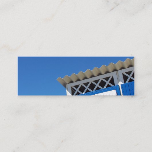 Sommerzeit-Lesezeichen-Visitenkarte Mini Visitenkarte (Vorderseite)