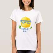 Sommerzeit & Lustiger Sommer-Limonen T-Shirt (Vorderseite)
