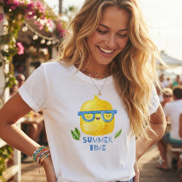 Sommerzeit & Lustiger Sommer-Limonen T-Shirt