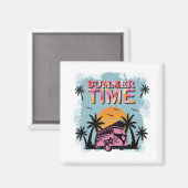 Sommerzeit Magnet (Vorderseite/Rückseite)