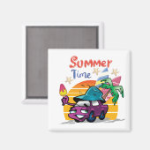 Sommerzeit Magnet (Vorderseite/Rückseite)