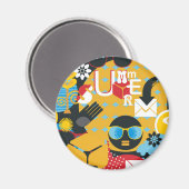Sommerzeit Magnet (Vorderseite/Rückseite)