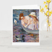 Sommerzeit, Mary Cassatt Karte (Gelbe Blume)