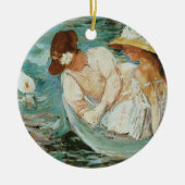 Sommerzeit | Mary Cassatt Keramik Ornament (Vorne)