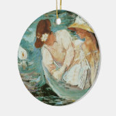 Sommerzeit | Mary Cassatt Keramik Ornament (Links)