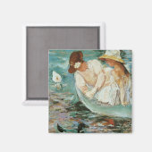 Sommerzeit | Mary Cassatt Magnet (Vorderseite/Rückseite)