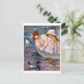 Sommerzeit, Mary Cassatt Postkarte (Stehend Vorderseite)