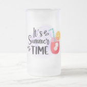 Sommerzeit Mattglas Bierglas (Mittel)