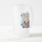 Sommerzeit Mattglas Bierglas (VorderseiteRechts)