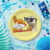 Sommerzeit Meerkat individuell anpassbare Papier T Pappteller (Party)