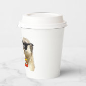 Sommerzeit Meerkat individuell anpassbare Papierau Pappbecher (Links)