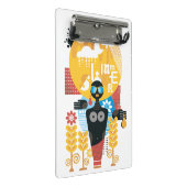 Sommerzeit Mini Klemmbrett (Schrägansicht)