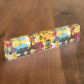 Sommerzeit Namensplakette (Seite)