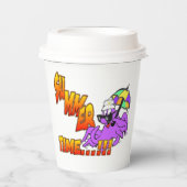Sommerzeit Octopus Paper Cups Pappbecher (Vorderseite)