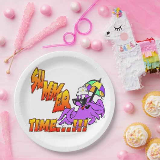 Sommerzeit Octopus Paper Teller (Party)