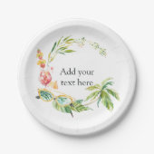 Sommerzeit Pappteller (Vorderseite)