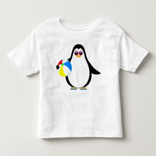Sommerzeit-Pinguin Kleinkind T-shirt (Vorderseite)