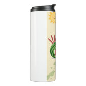 Sommerzeit Pommes frites tumbler | niedliche Zitro Thermosbecher (Nach links gedreht)