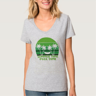 SOMMERZEIT POOL ZEIT. T-Shirt