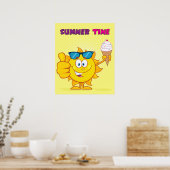 Sommerzeit Poster (Küche)