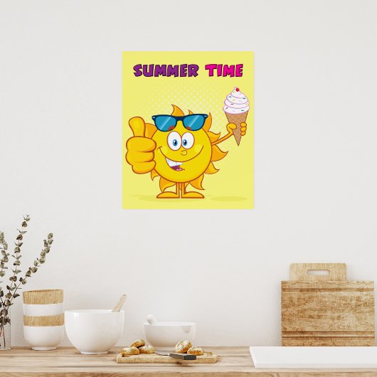 Sommerzeit Poster (Küche)