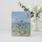 Sommerzeit Postkarte (Stehend Vorderseite)