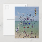 Sommerzeit Postkarte (Vorne/Hinten)