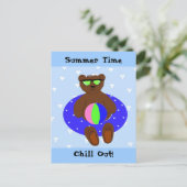 Sommerzeit Postkarte (Stehend Vorderseite)