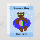 Sommerzeit Postkarte (Vorne/Hinten)