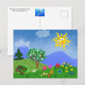 Sommerzeit Postkarte (Vorne/Hinten)