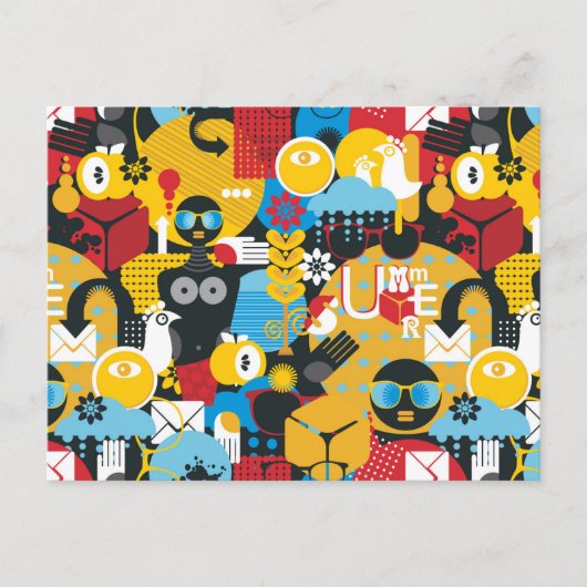 Sommerzeit Postkarte (Vorderseite)