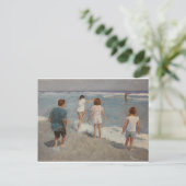 Sommerzeit Postkarte (Stehend Vorderseite)