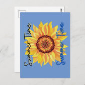 Sommerzeit Postkarte (Vorne/Hinten)