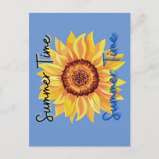 Sommerzeit Postkarte (Vorderseite)