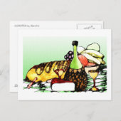 Sommerzeit Postkarte (Vorne/Hinten)