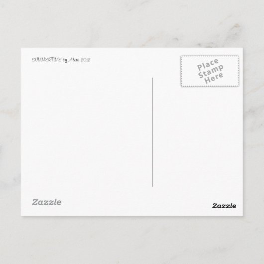 Sommerzeit Postkarte (Rückseite)