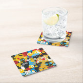 Sommerzeit Rechteckiger Pappuntersetzer (Vor Ort)