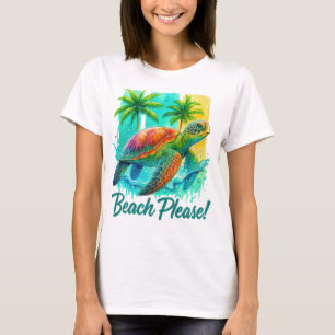 SOMMERZEIT SCHILDKRÖTE IM OZEAN T-Shirt