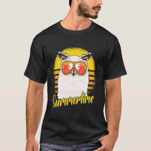 Sommerzeit Schlepper Sonnenuntergang Strandurlaub  T-Shirt