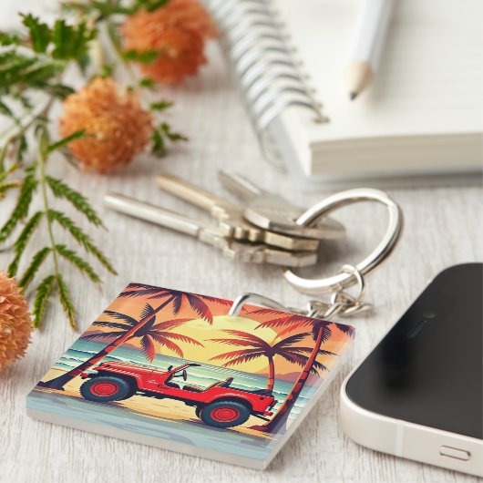 " SOMMERZEIT " SCHLÜSSELANHÄNGER (Vorderseite rechts)