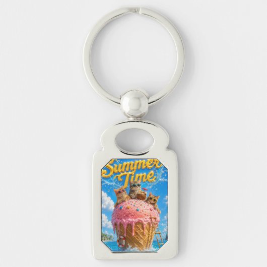 Sommerzeit Schlüsselanhänger (Vorderseite)