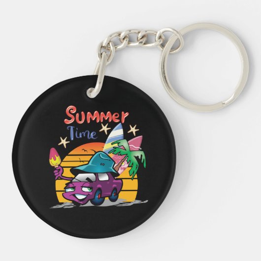 Sommerzeit Schlüsselanhänger (Rückseite)