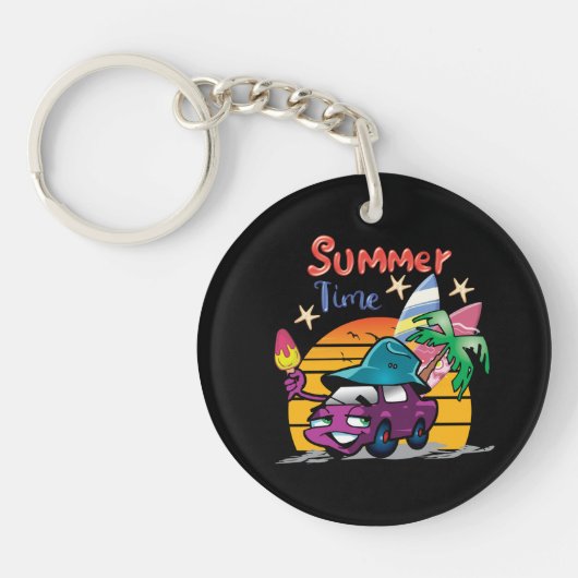 Sommerzeit Schlüsselanhänger (Vorderseite)
