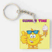 Sommerzeit Schlüsselanhänger (Vorderseite)