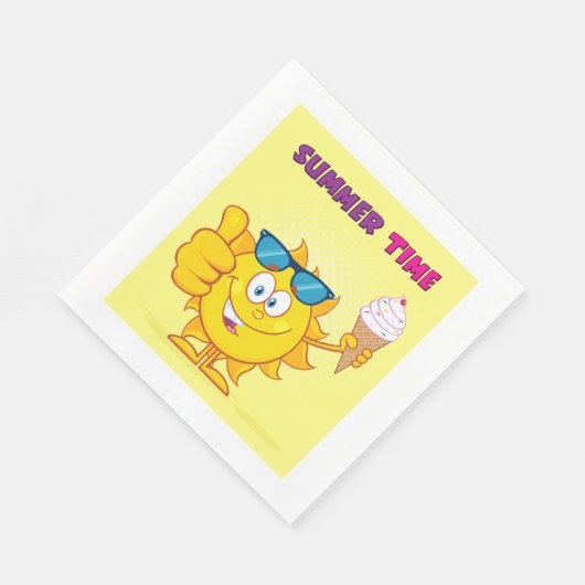 Sommerzeit Serviette (Ecke)