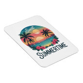 Sommerzeit Sommer Reise Strand Magnet (Rechte Seite)